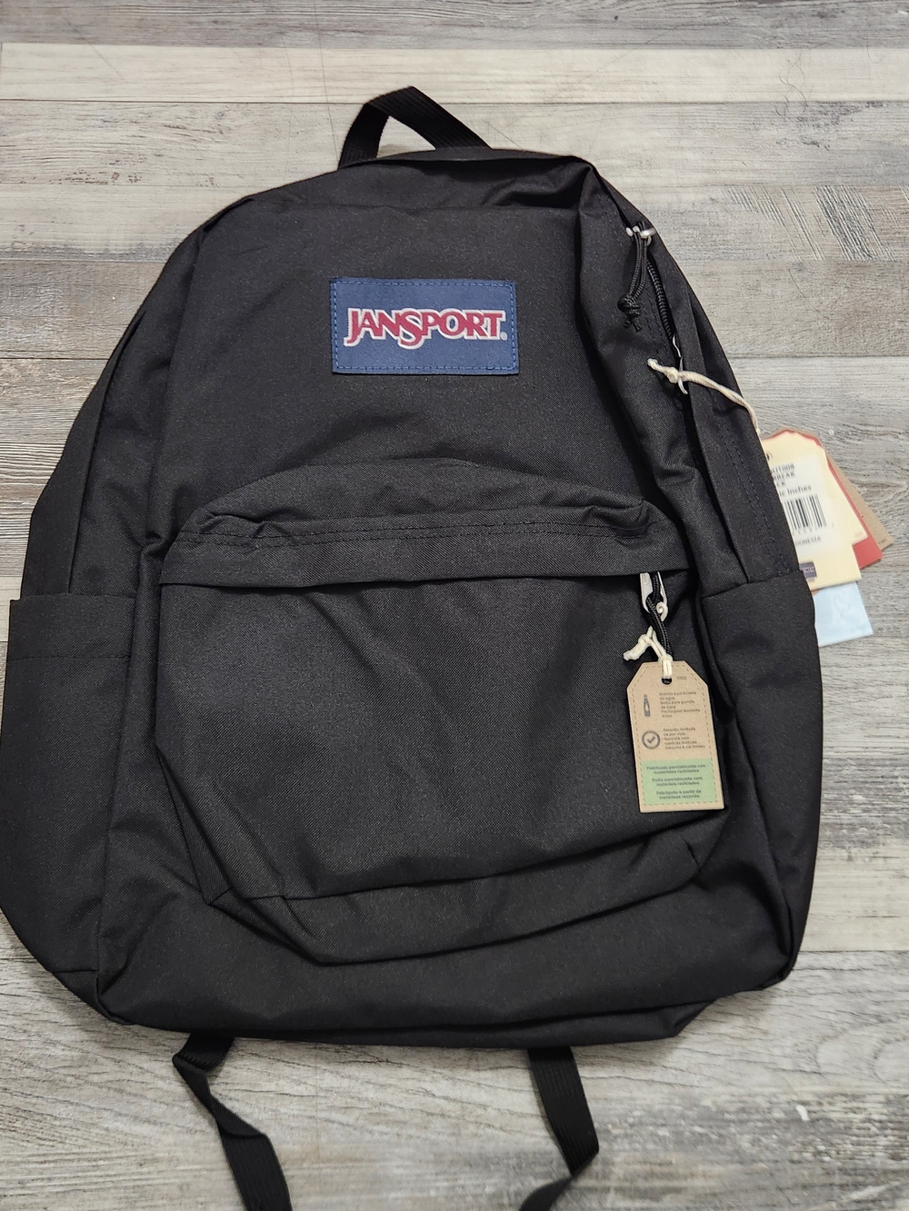 Jansport Black Classic Daypack with Front Pocket